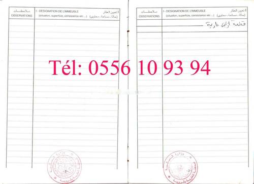 Vente Terrain Rouiba