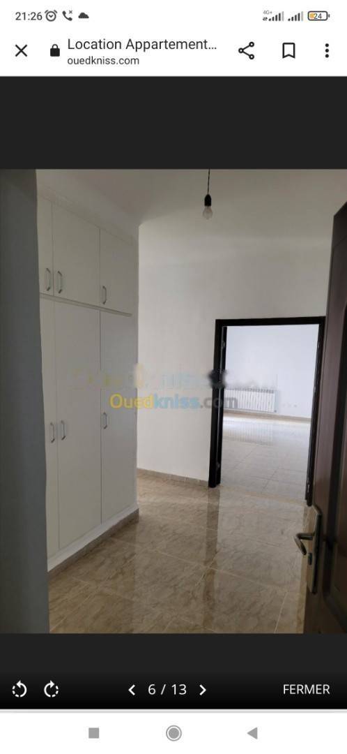 Location Appartement F5 Ouled Fayet