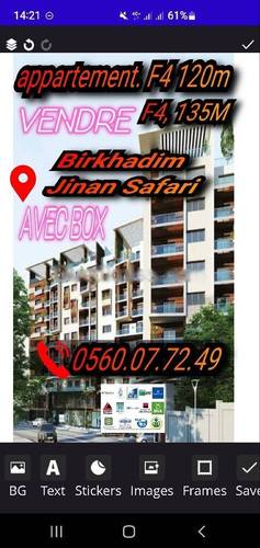 Vente Appartement F4 Birkhadem