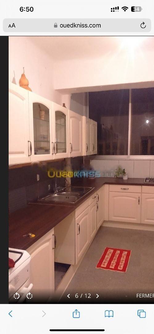 Location saisonnière Appartement F2 Ben Aknoun