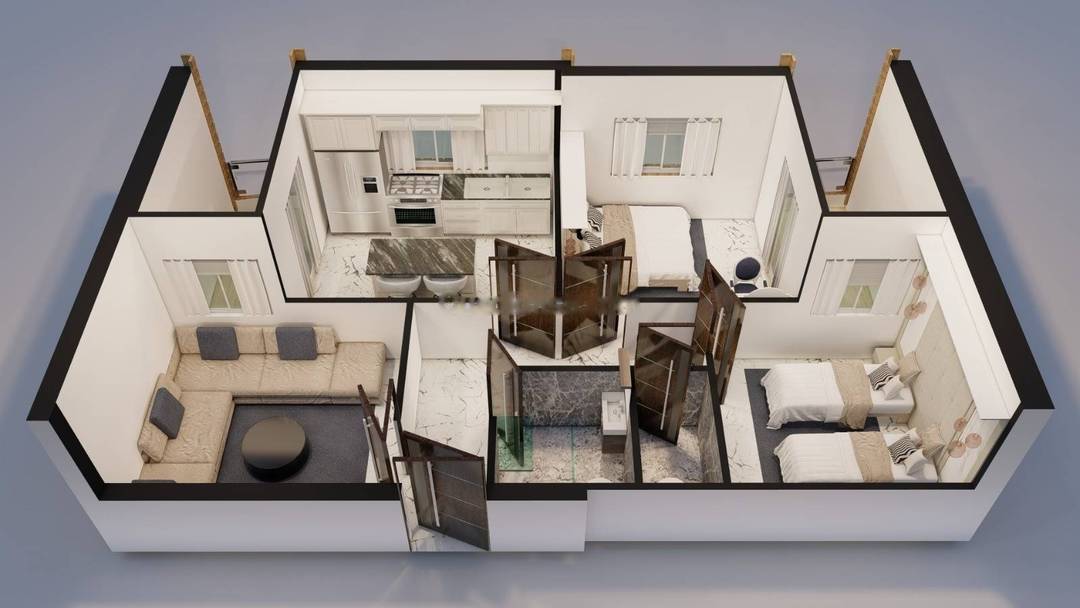 Vente Appartement F2 Bordj El Kiffan