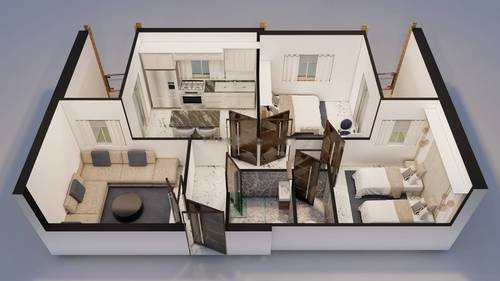 Vente Appartement F2 Bordj El Kiffan