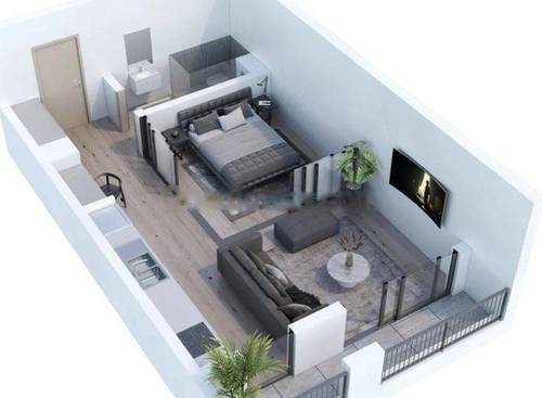 Vente Appartement F2 Bordj El Kiffan