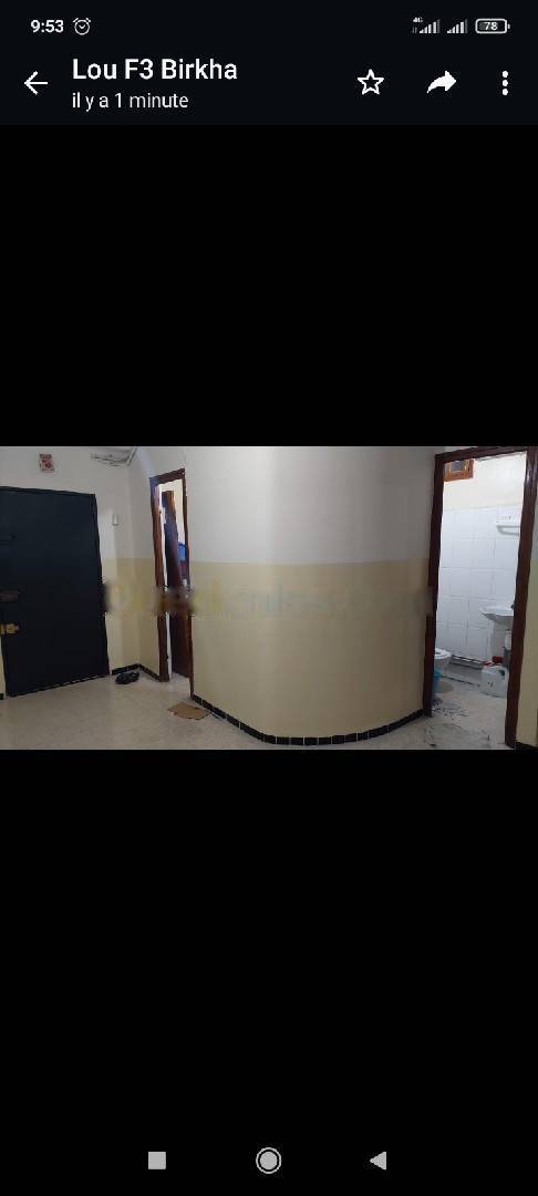 Location Appartement F3 Birkhadem