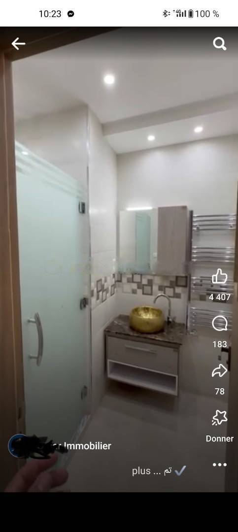 Vente Appartement F3 Draria
