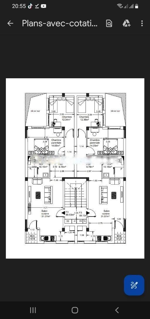 Vente Appartement F3 Cheraga