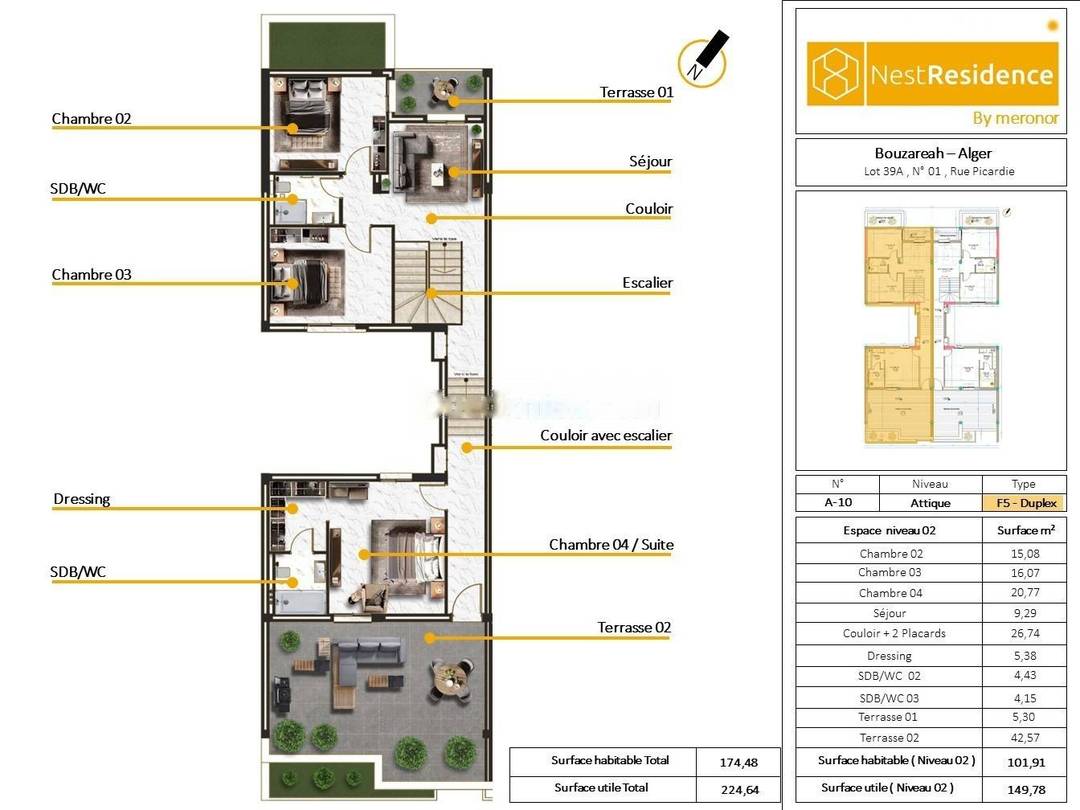 Vente Appartement F5 Bouzareah