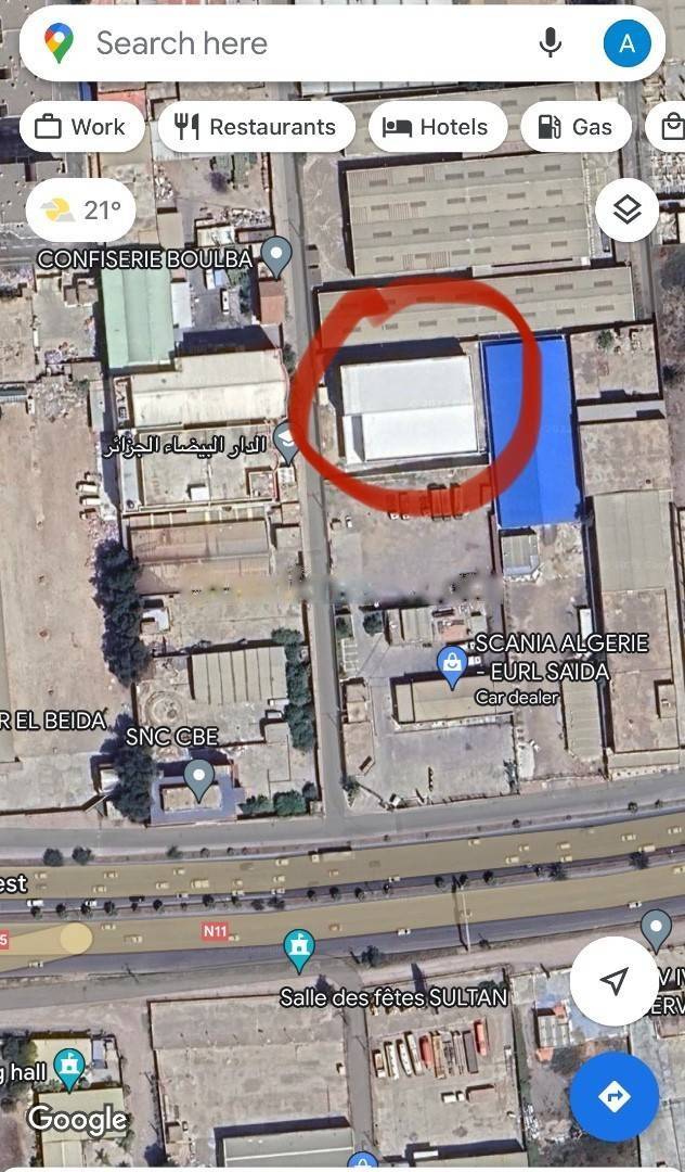 Location Hangar Dar El Beida