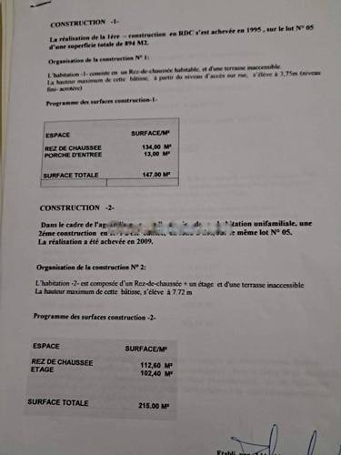 Vente Villa Birkhadem