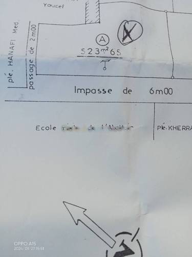 Vente Terrain Birkhadem