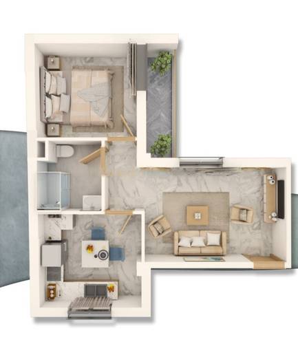 Vente Appartement F2 Bordj El Kiffan