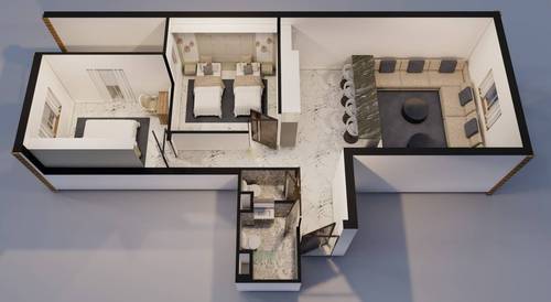 Vente Appartement F2 Bordj El Kiffan