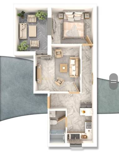 Vente Appartement F2 Bordj El Kiffan