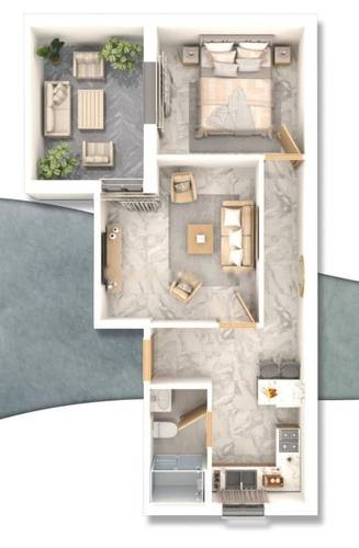 Vente Appartement F2 Bordj El Kiffan