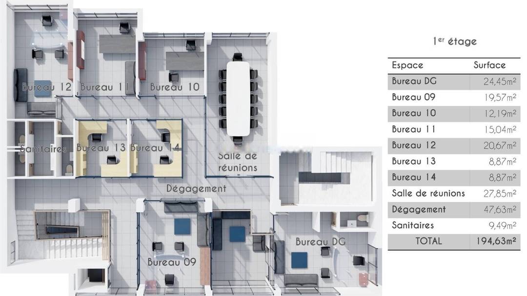 Location Immeuble Bir Mourad Rais