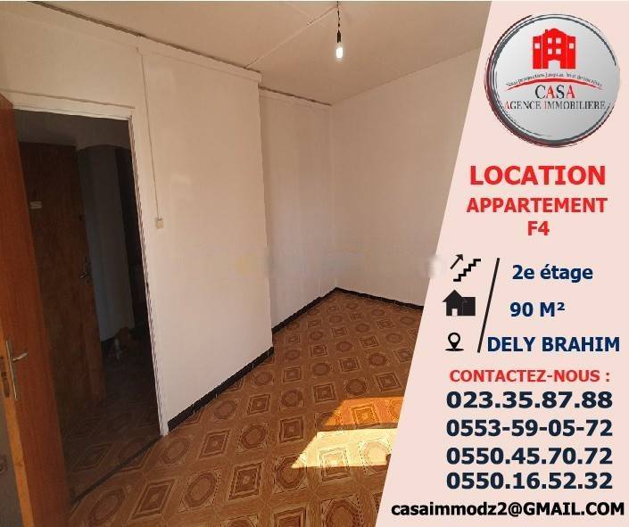 Location Appartement F4 Dely Ibrahim