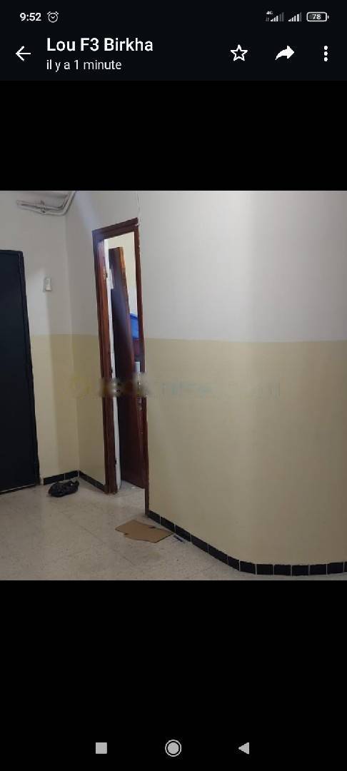 Location Appartement F3 Birkhadem