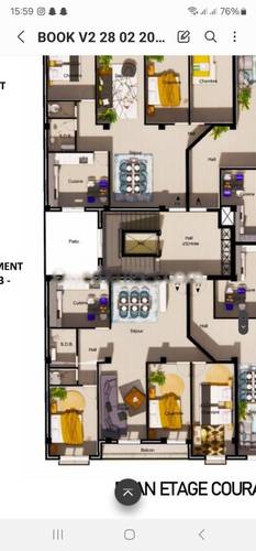 Vente Appartement F4 Bordj El Bahri