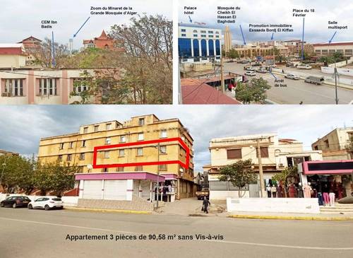 Location Appartement F3 Bordj El Kiffan