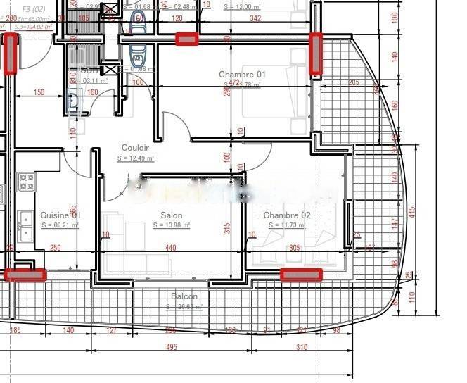 Vente Appartement F3 Bordj El Kiffan