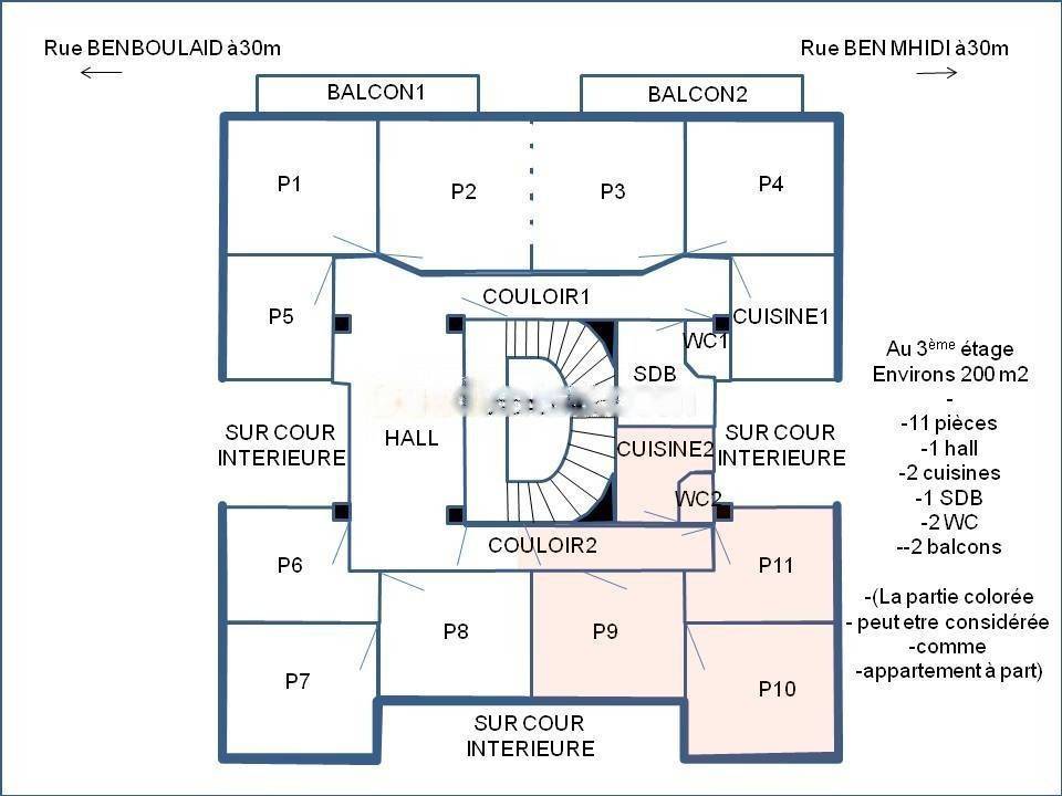 Vente appartement f11 alger-centre