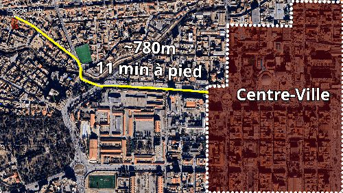 Carcasse / Terrain constructible de 730 m² à Sidi Bel Abbès, proche centre-ville