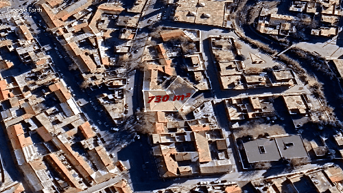 Carcasse / Terrain constructible de 730 m² à Sidi Bel Abbès, proche centre-ville