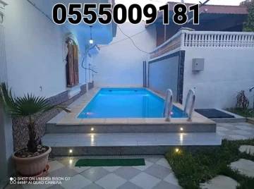vente villa avec piscine F8 8 piece chlef 3tawena 3.8