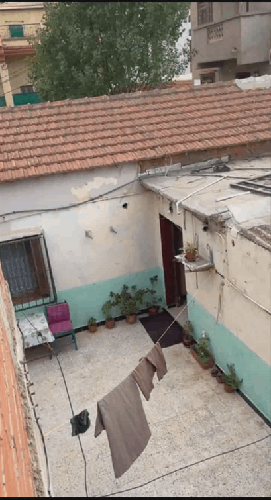 maison avec une cours RDC