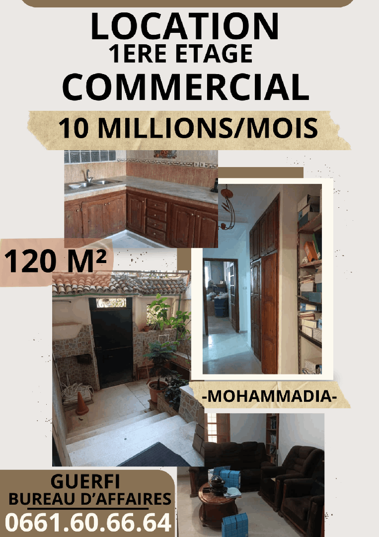 LOCATION SPACE COMMERCIAL