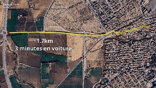 Carcasse / Terrain constructible de 730 m² à Sidi Bel Abbès, proche centre-ville