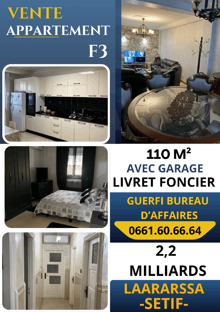 VENTE APPARTEMENT F3