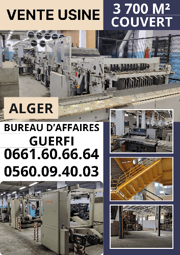 VENTE USINE ALGER