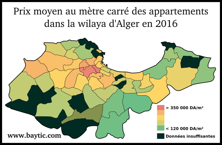 Vente appartement alger